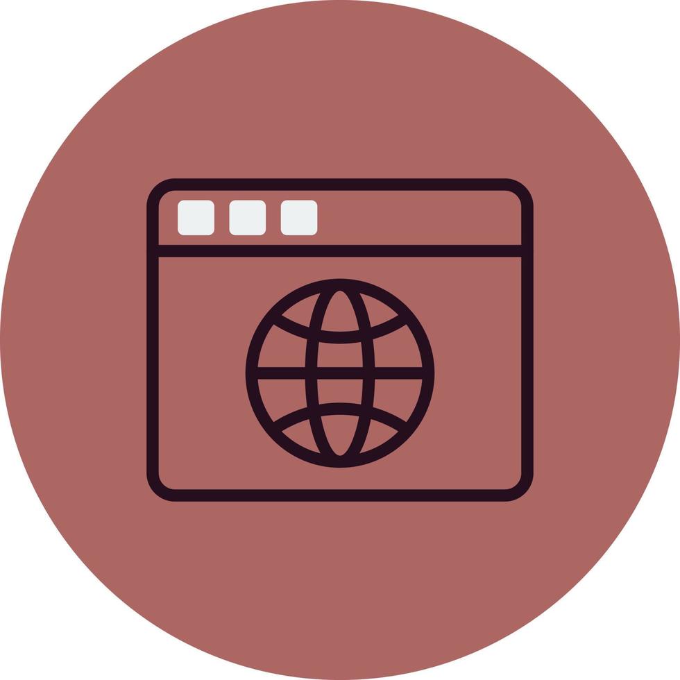 Web Browser Vector Icon