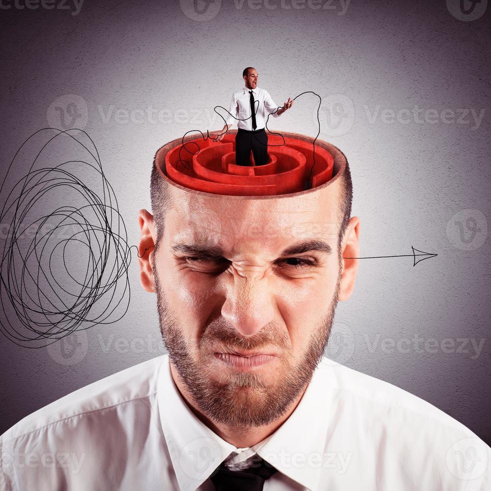 Solution of mind labyrinth photo