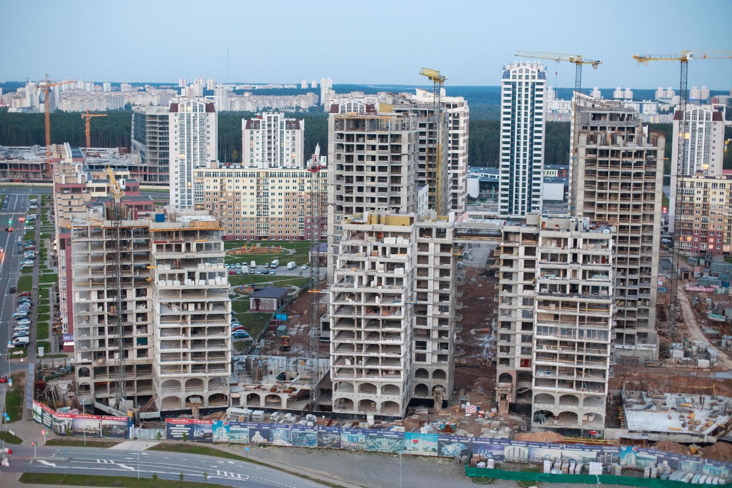 construction of multi-storey buildings photo