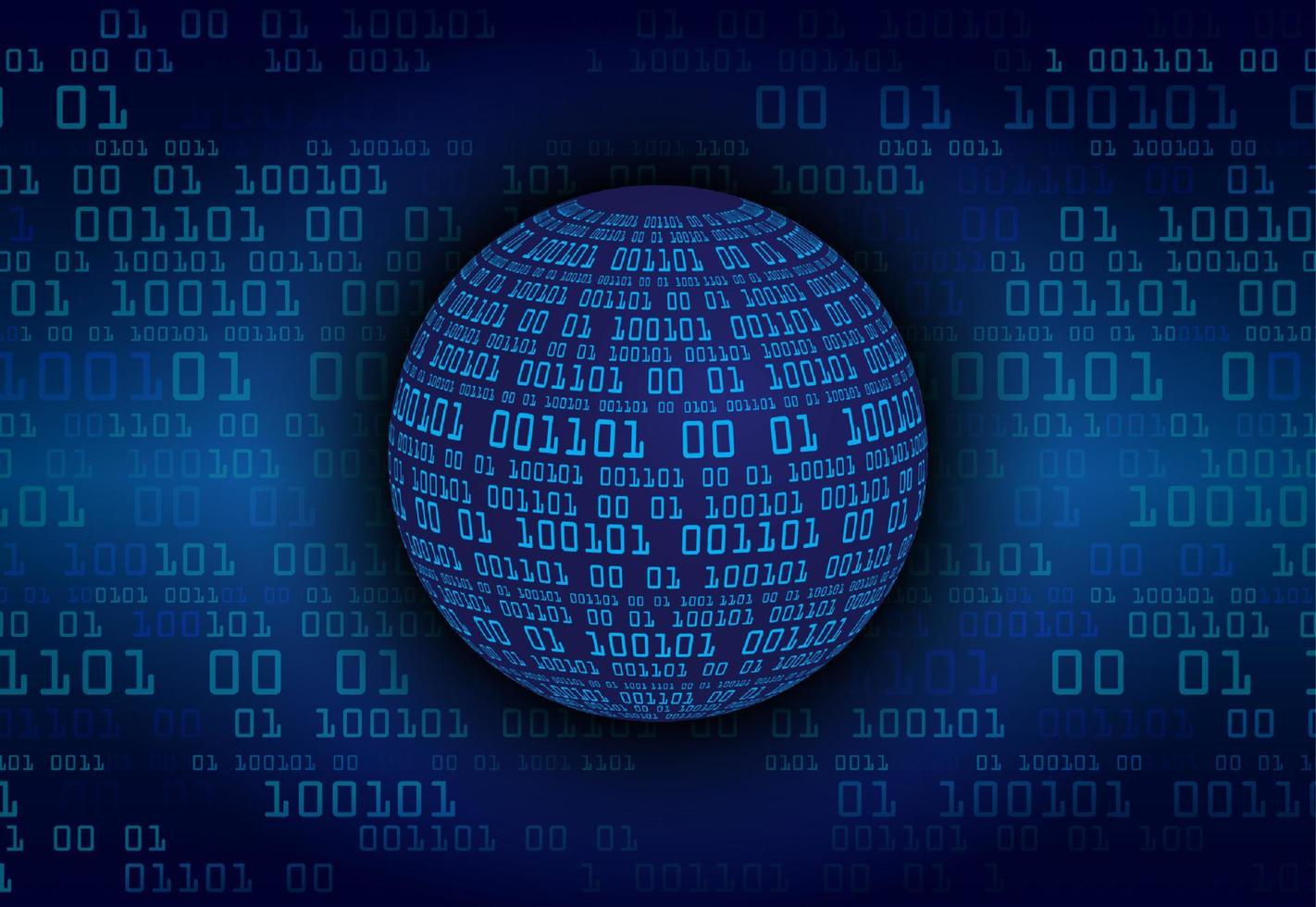 Modern World Map Holograph on Technology Background vector