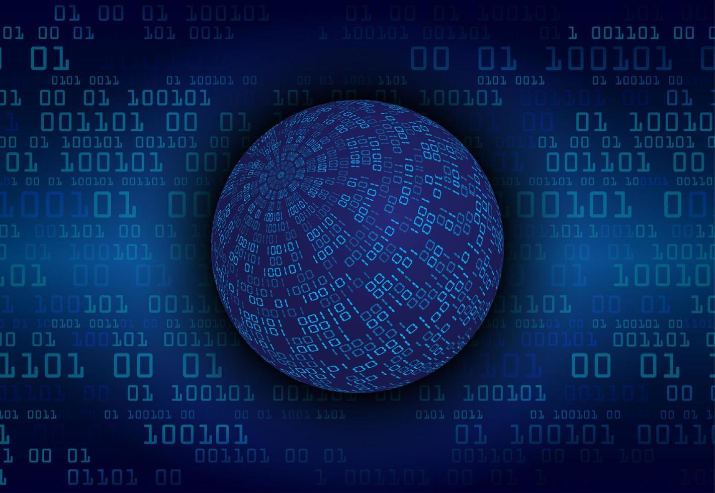 Modern World Map Holograph on Technology Background vector
