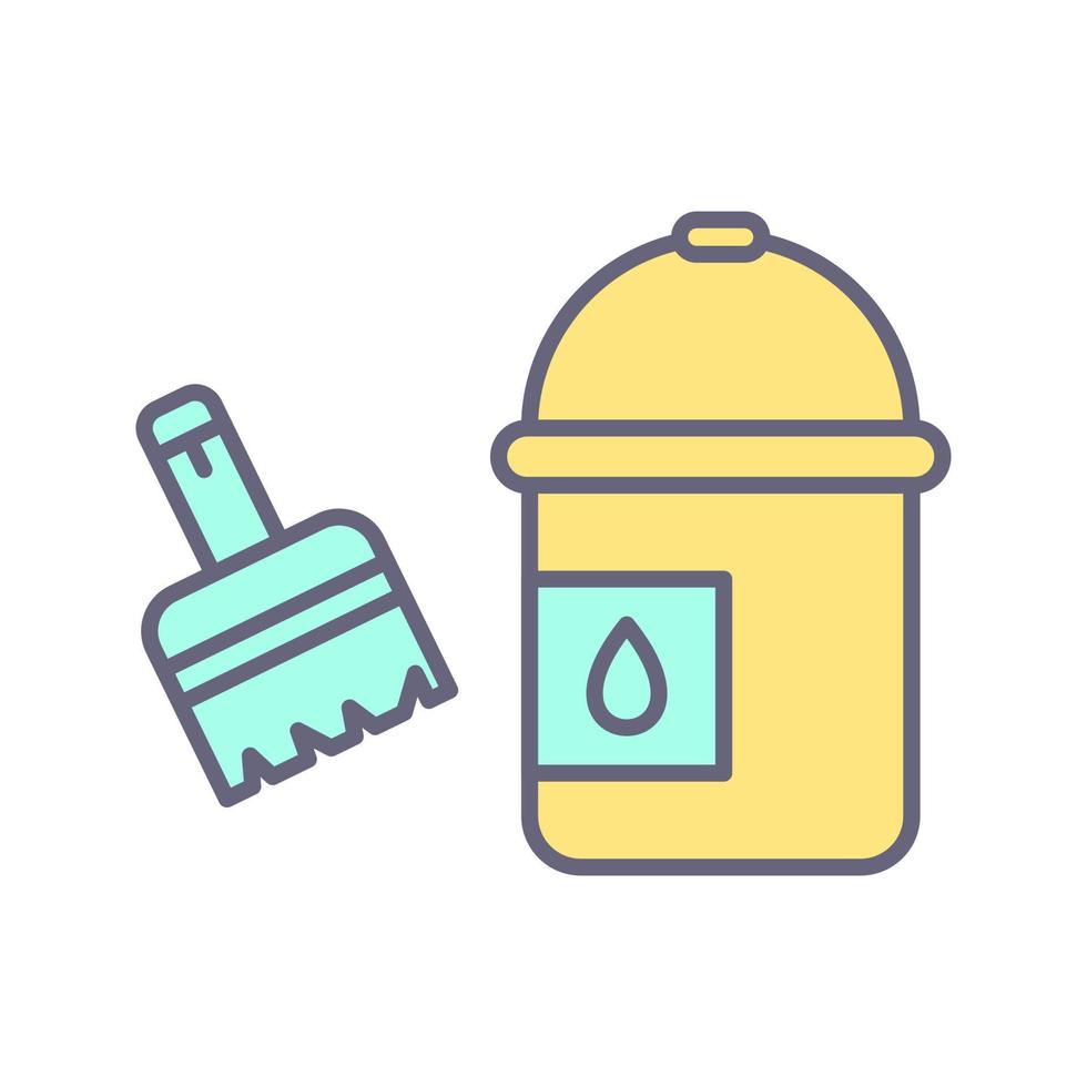 Paint Brush Unique Vector Icon