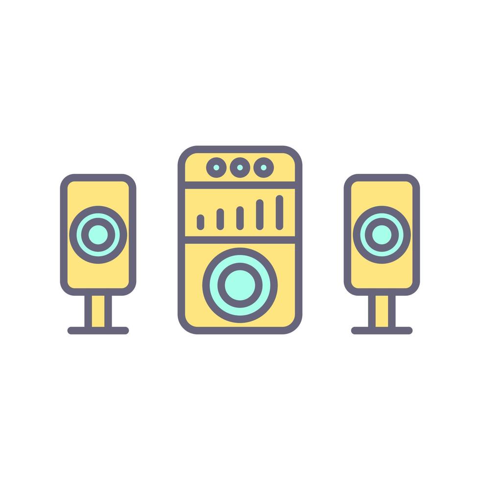 Sound System Unique Vector Icon