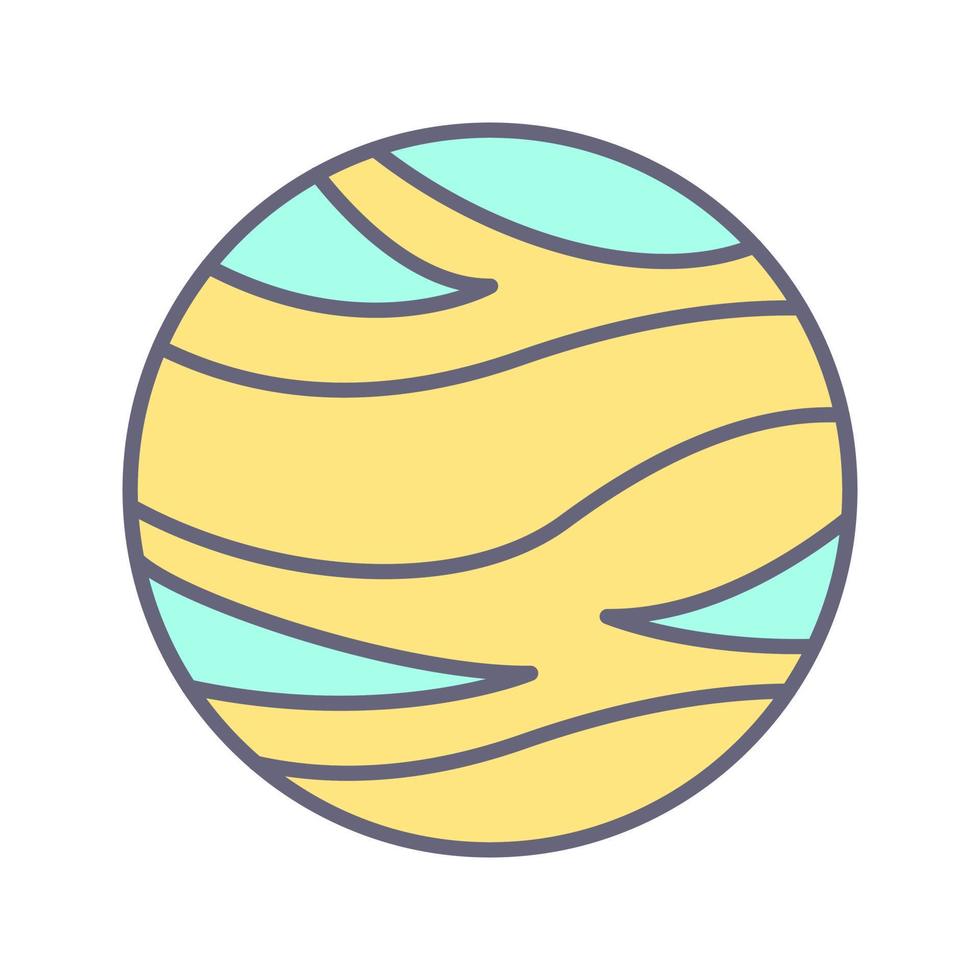 Venus Unique Vector Icon