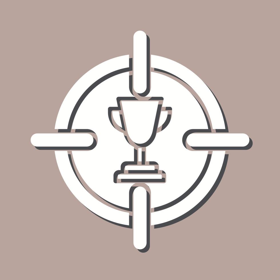 Target Unique Vector Icon