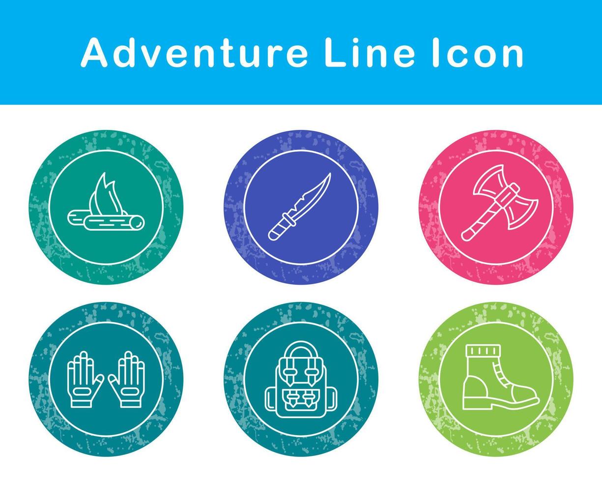 Adventure Vector Icon Set