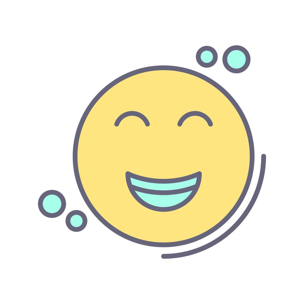 Happy Unique Vector Icon