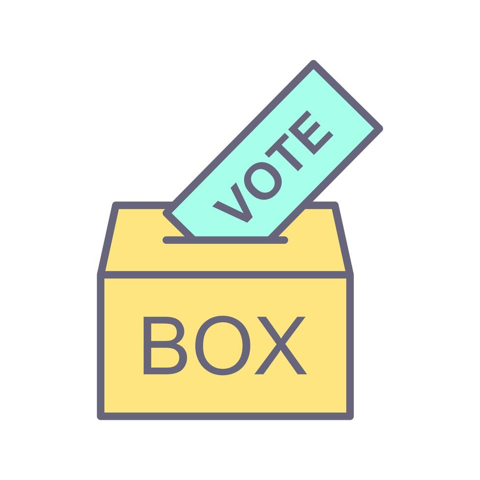 Giving Vote Unique Vector Icon