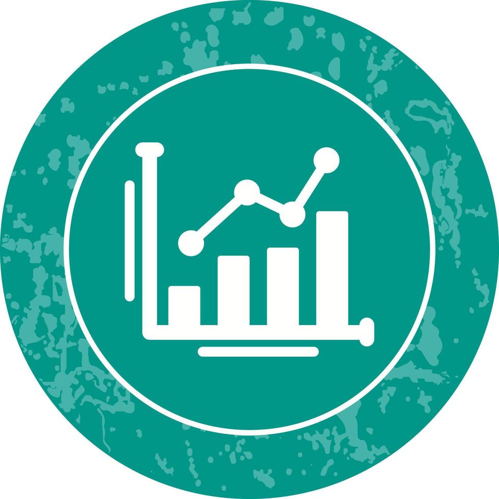 Bar Chart Unique Vector Icon