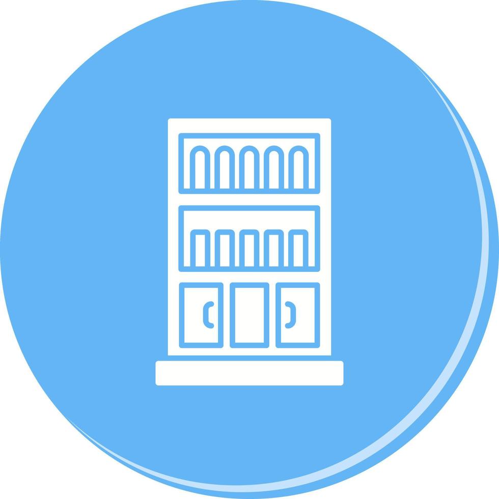 Book Shelf Vector Icon