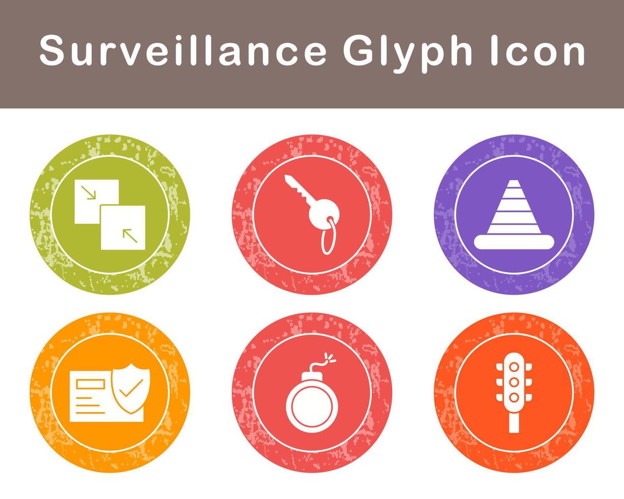 Surveillance Vector Icon Set