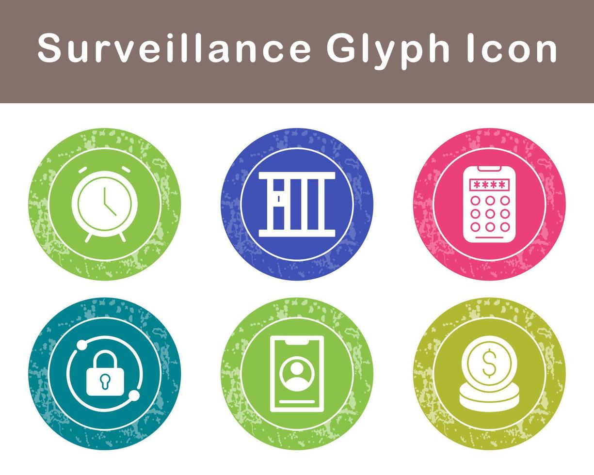 Surveillance Vector Icon Set