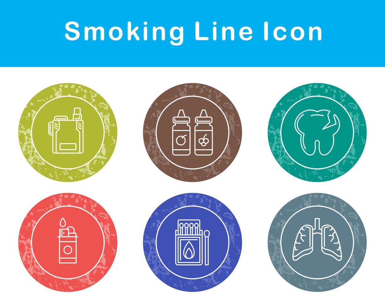 Smoking Vector Icon Set