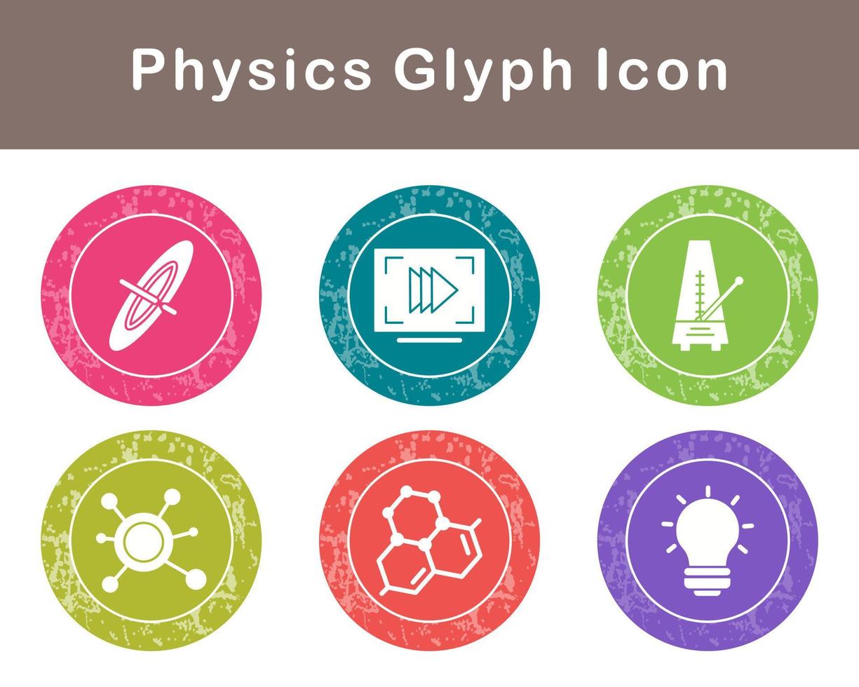 Physics Vector Icon Set