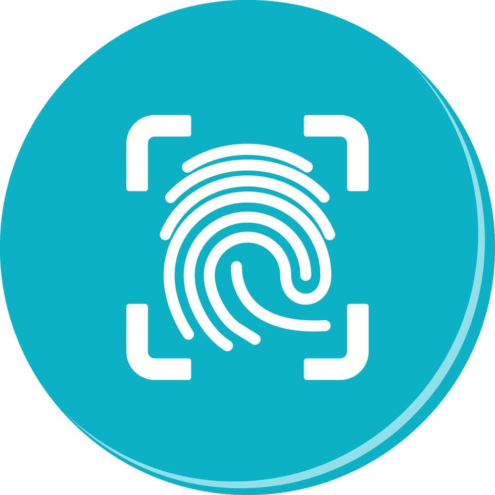 Finger Print Vector Icon