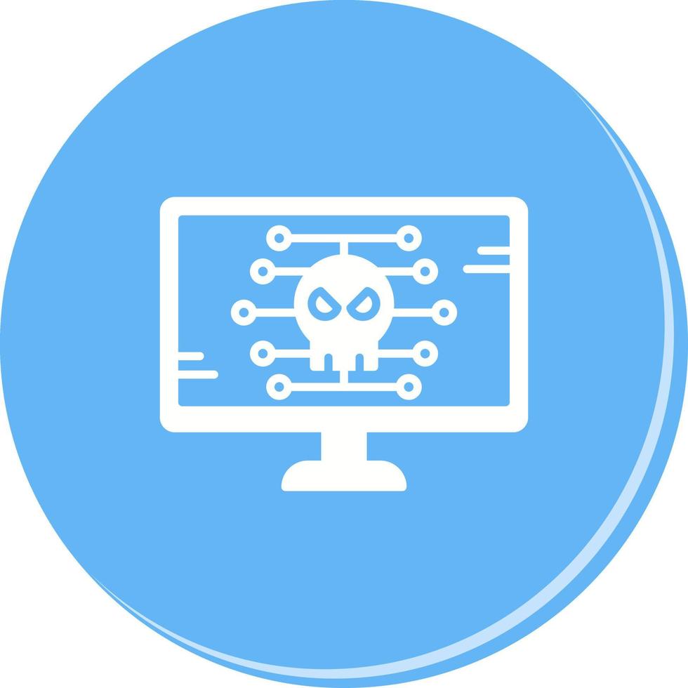 icono de vector de malware