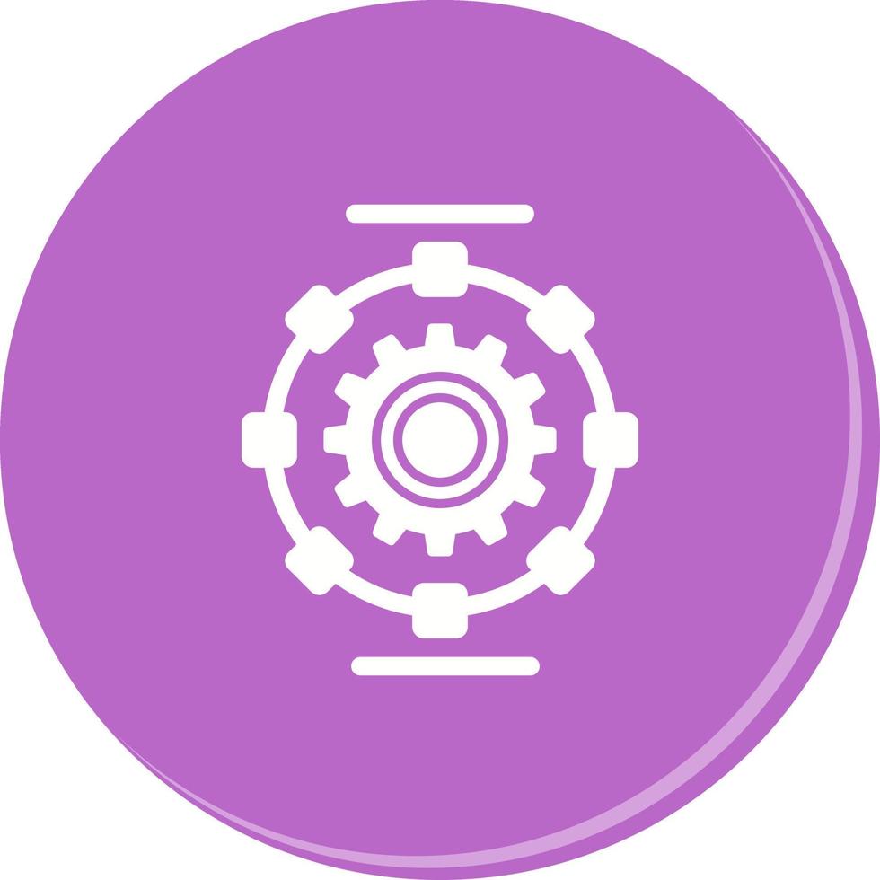 Automated Process Vector Icon