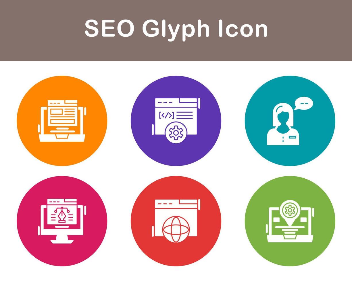 SEO Vector Icon Set