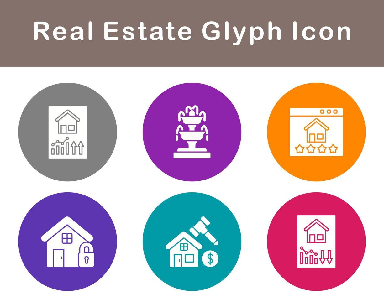 Real Estate Vector Icon Set