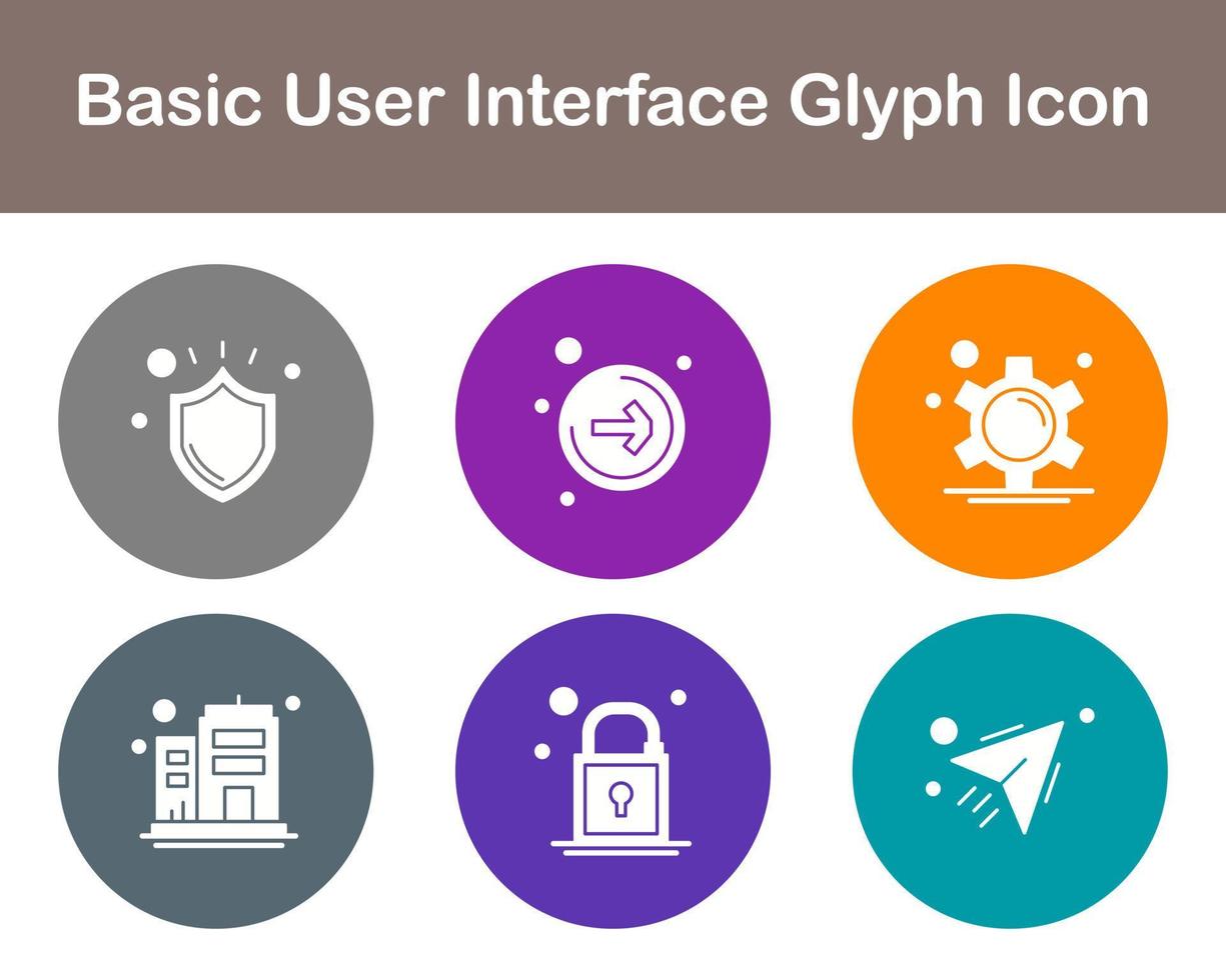 Basic User Interface Vector Icon Set
