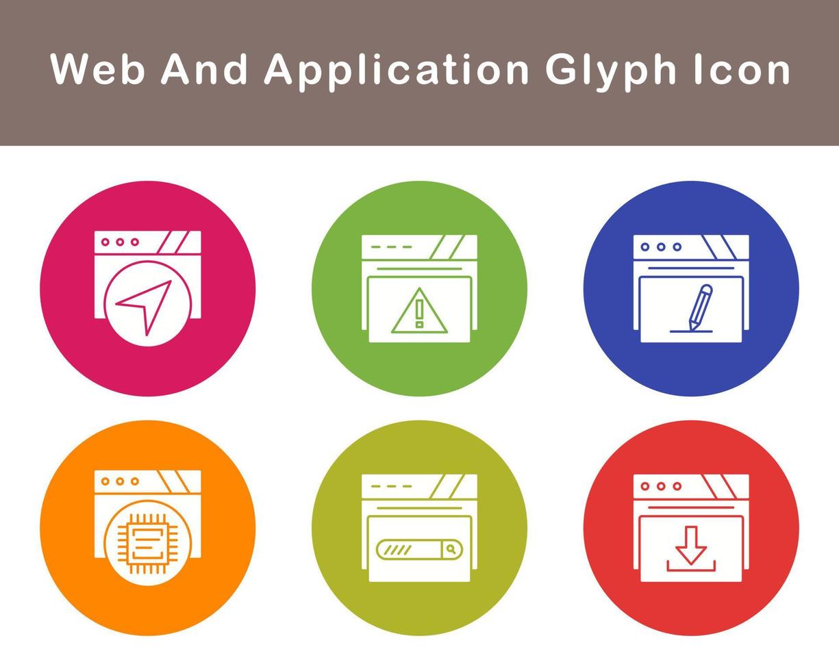 Web And Application Vector Icon Set