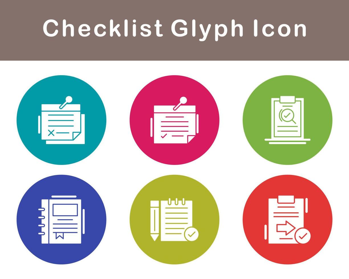 Checklist Vector Icon Set