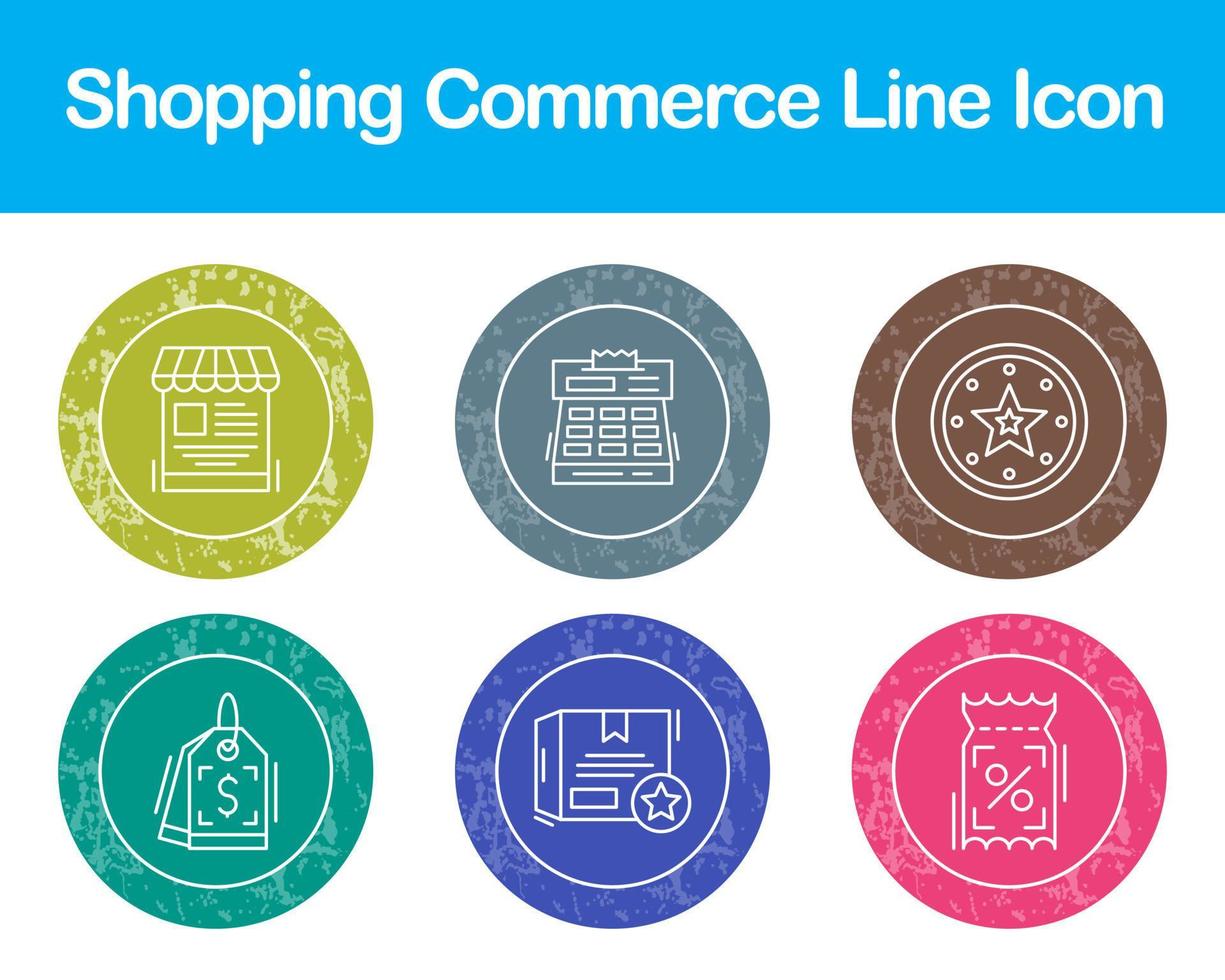 Shopping Commerce Vector Icon Set