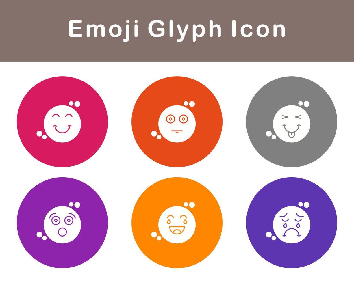 emoji vector icono conjunto