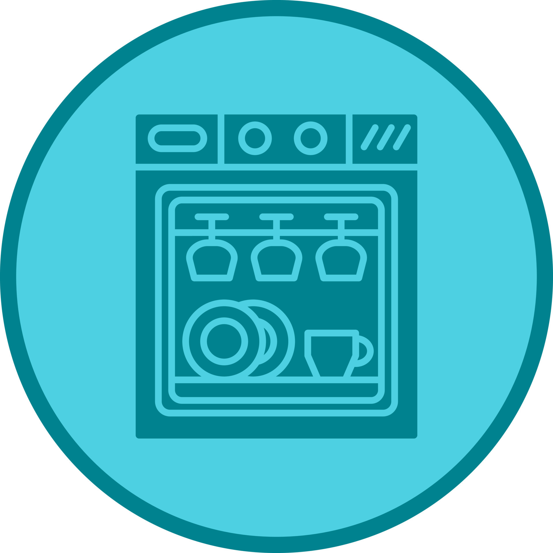 Dishwasher Vector Icon 20729944 Vector Art at Vecteezy