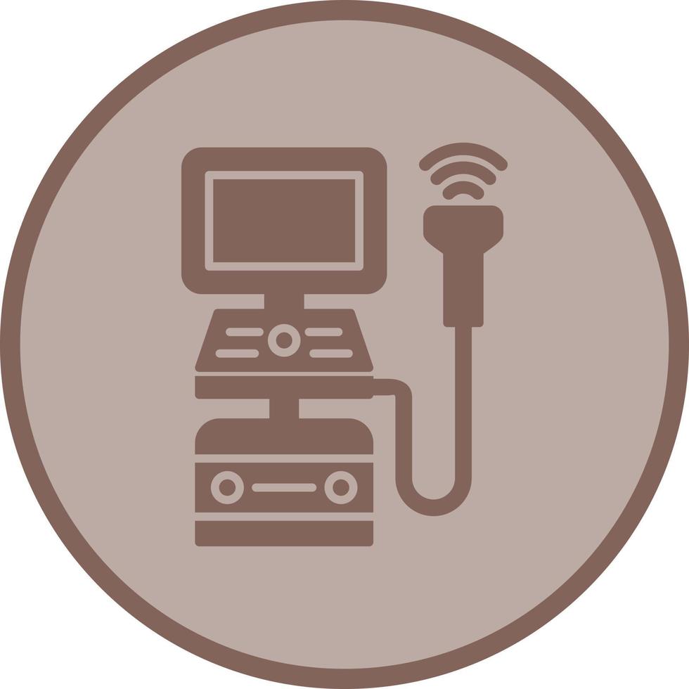 Ultrasound Machine Vector Icon