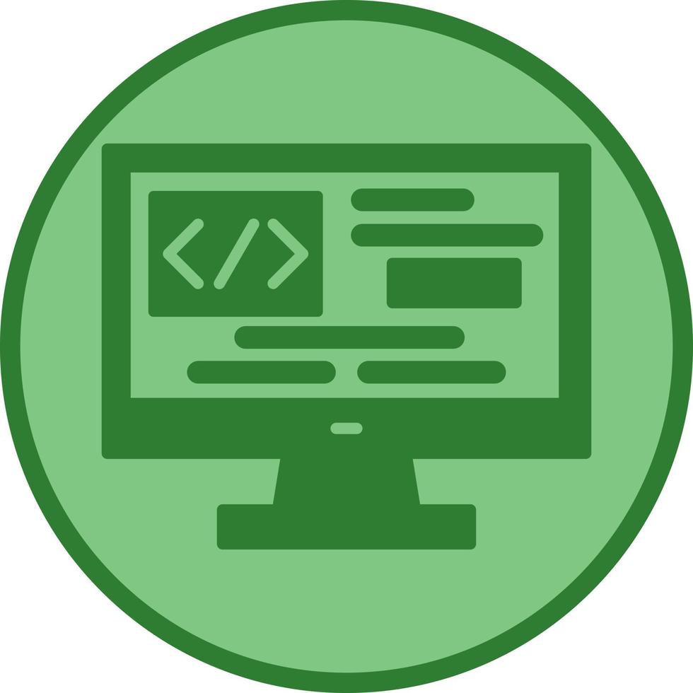 Coding Vector Icon