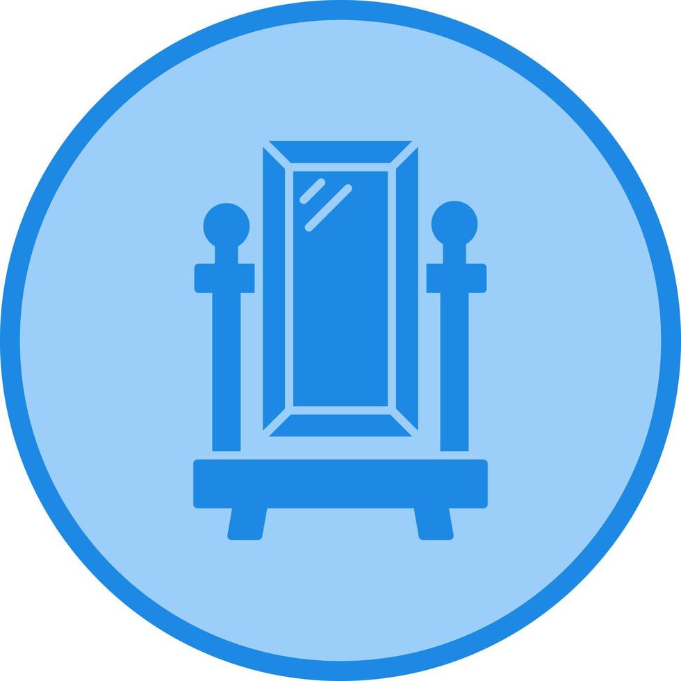 Floor Mirror Vector Icon