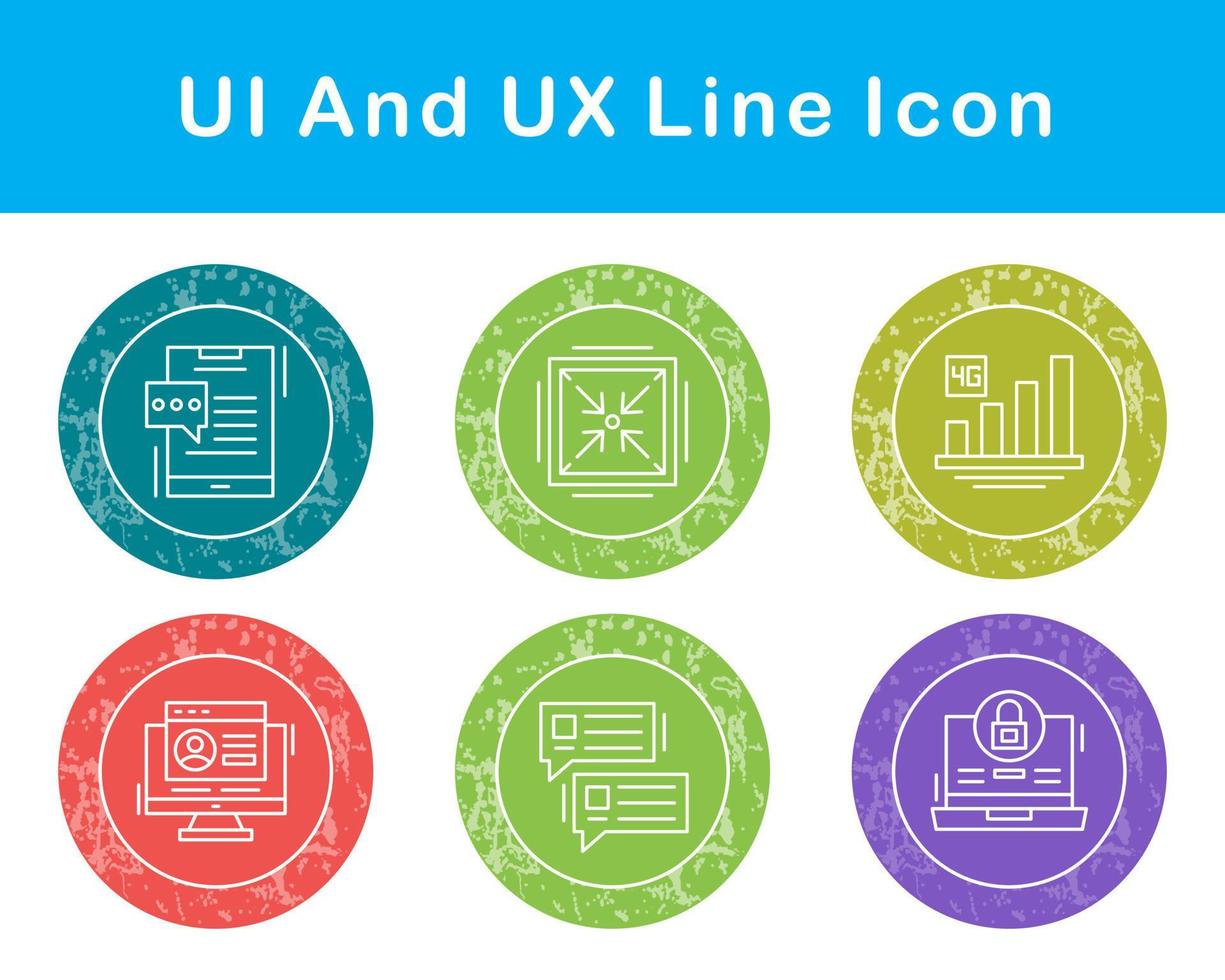 UI And UX Vector Icon Set