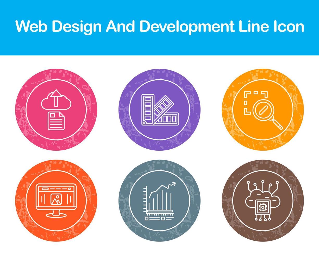 Web Design And Development Vector Icon Set