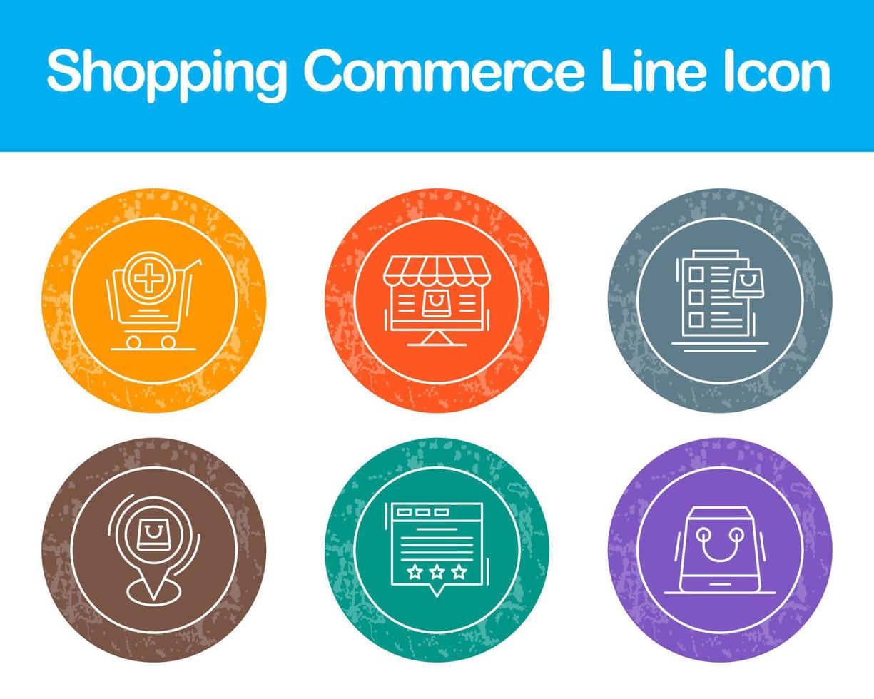 Shopping Commerce Vector Icon Set