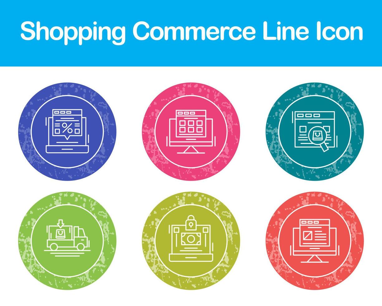 Shopping Commerce Vector Icon Set