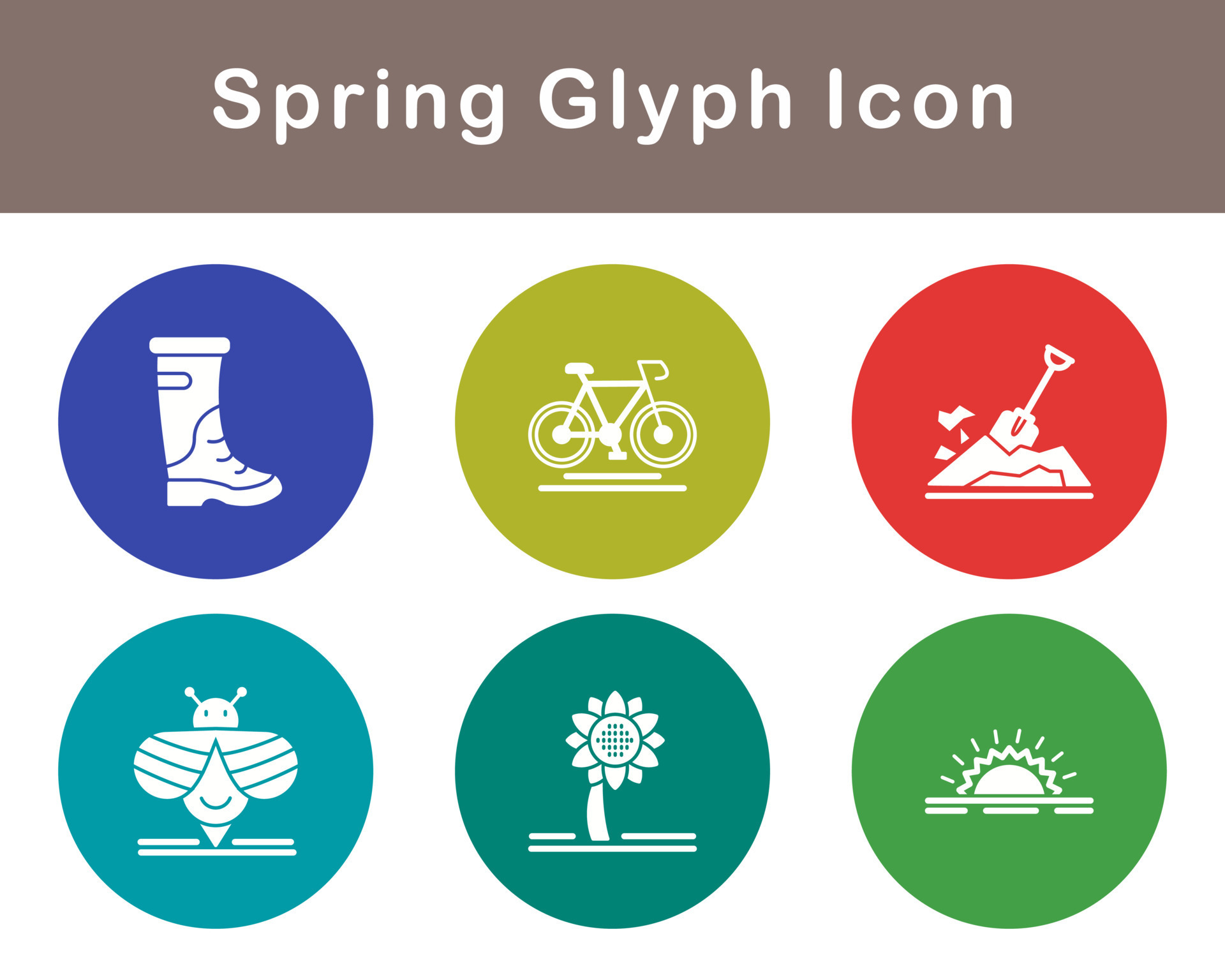 Spring Vector Icon Set 20730517 Vector Art at Vecteezy