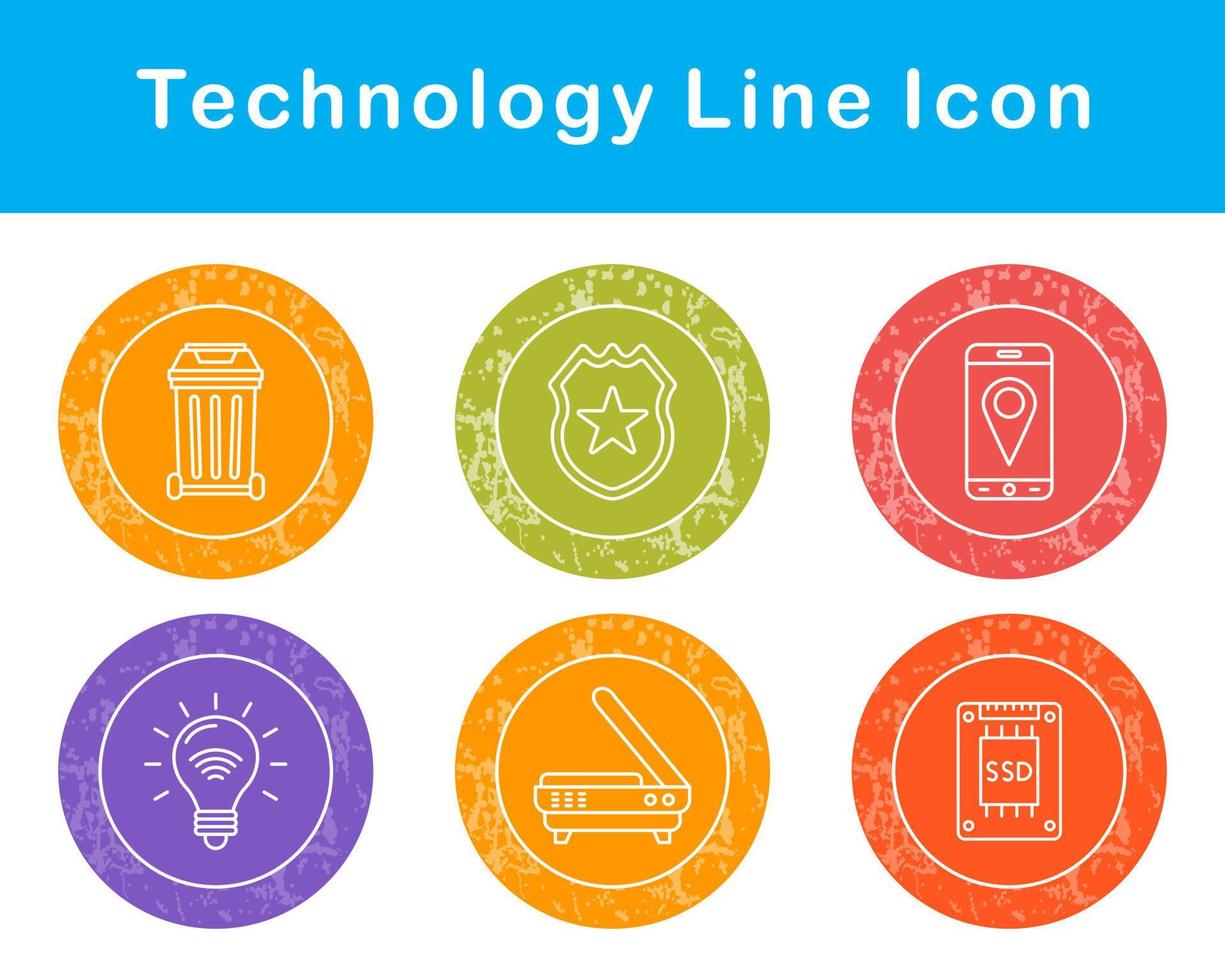 Technology Vector Icon Set