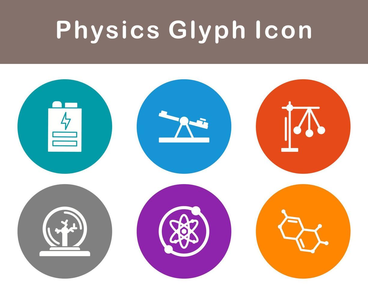 Physics Vector Icon Set