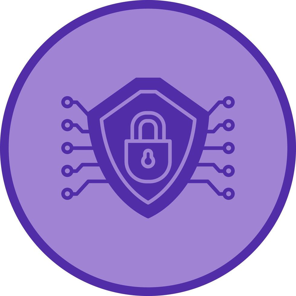 Cyber Security Vector Icon