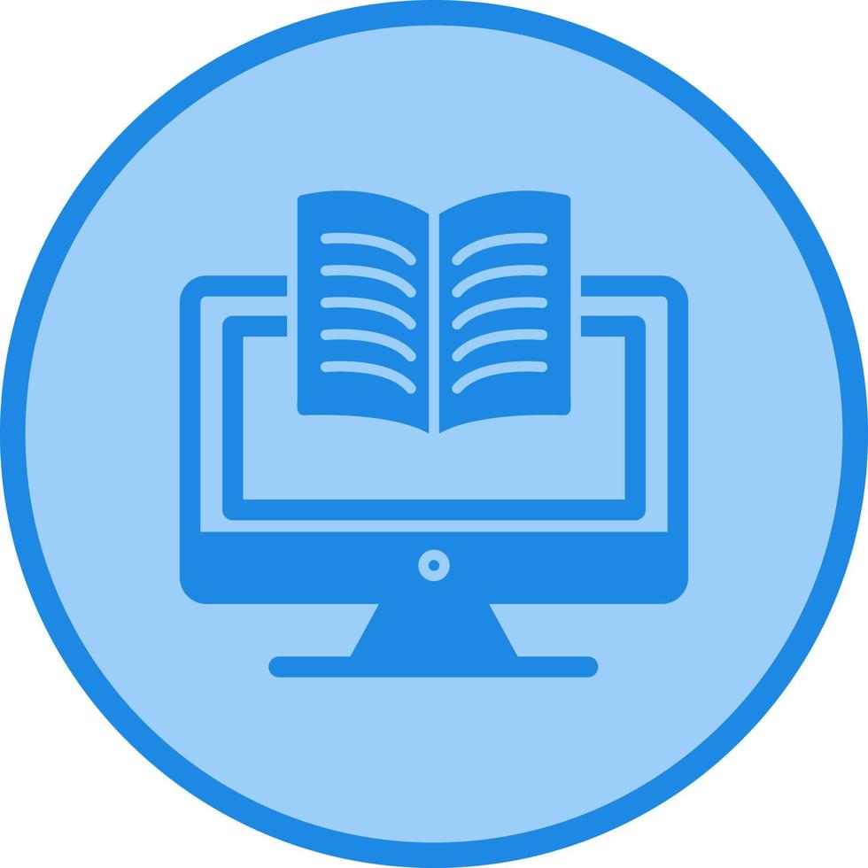 Digital Learning Vector Icon