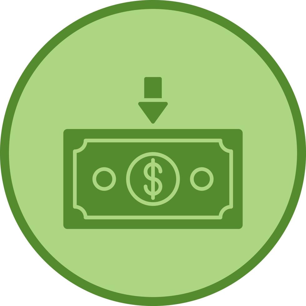 Money Down Vector Icon