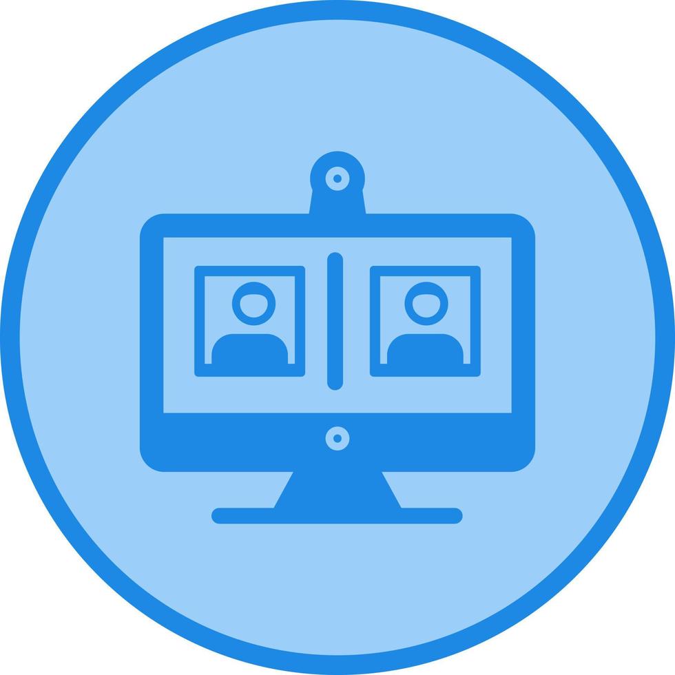 Videocall Vector Icon