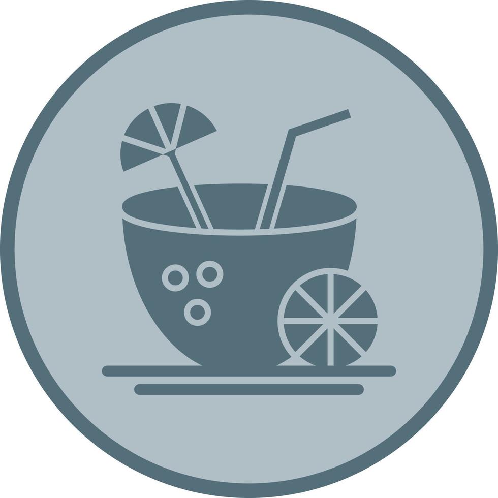Coconut Drink Vector Icon