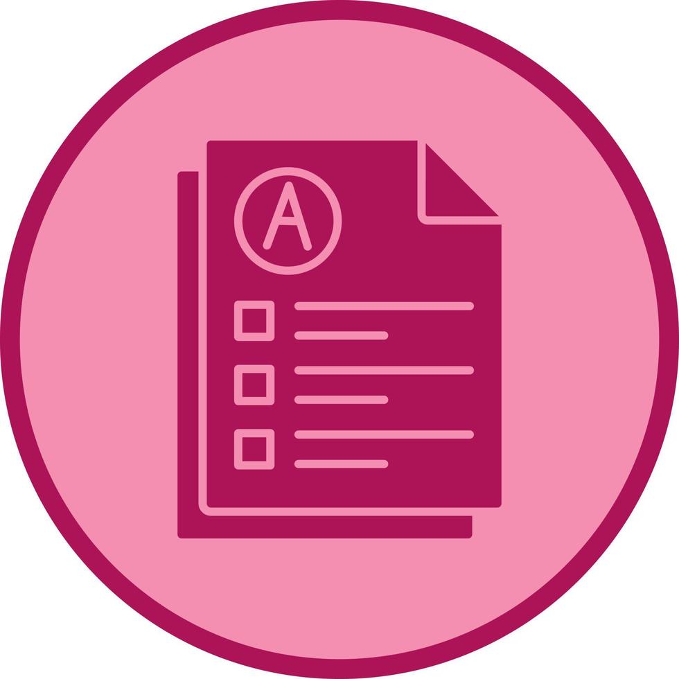 Exam Vector Icon