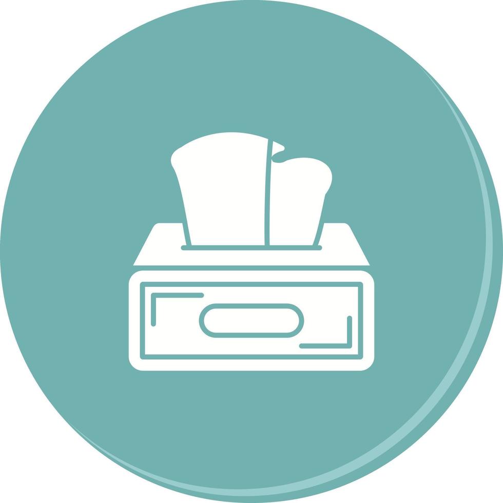 Tissue Box Vector Icon