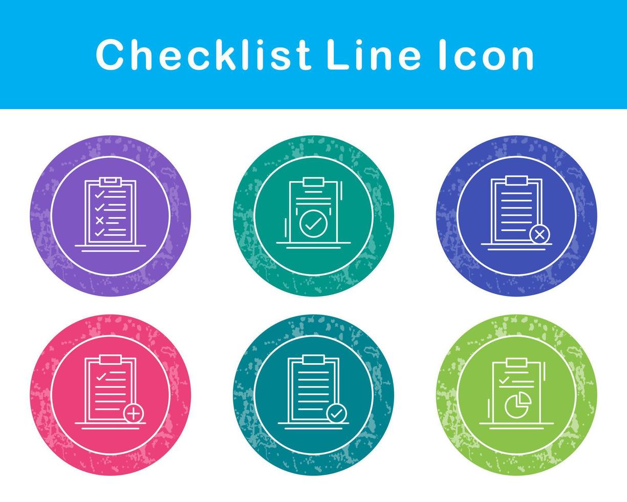 Checklist Vector Icon Set