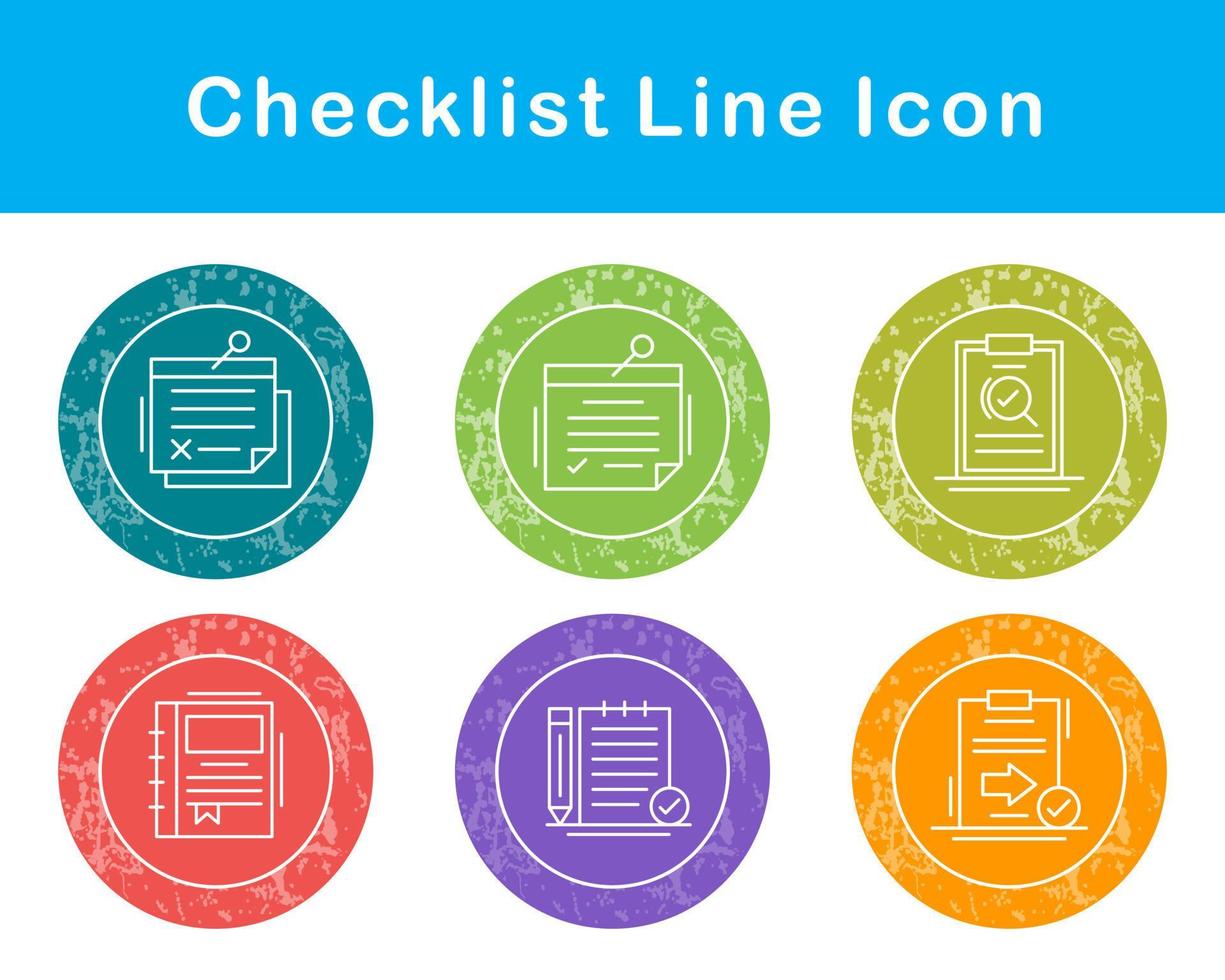 Checklist Vector Icon Set