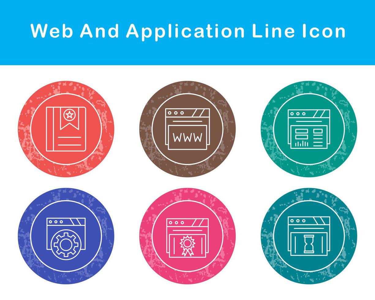 Web And Application Vector Icon Set