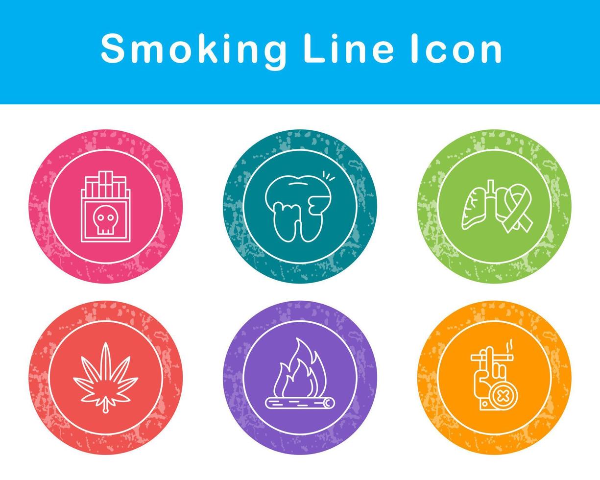 Smoking Vector Icon Set